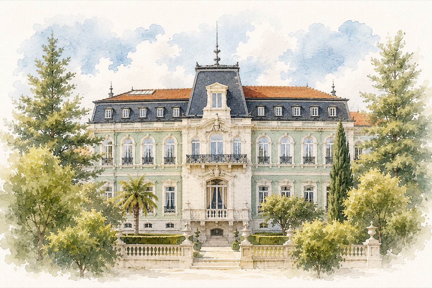 Ilustração do Pestana Palace Lisboa